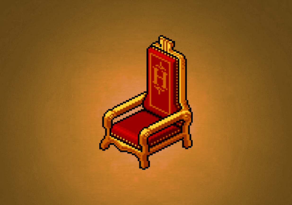 Habbo throne furniture - Rare item for sale